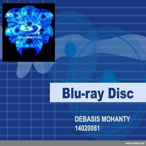 Blu-ray Disc | PPT | Data Storage and Warehousing | Computing