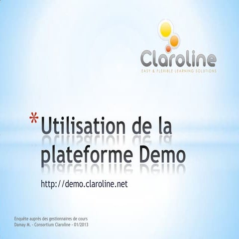 Claroline Demo | PPTX