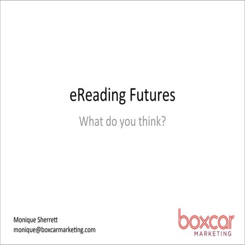 Future of eReading