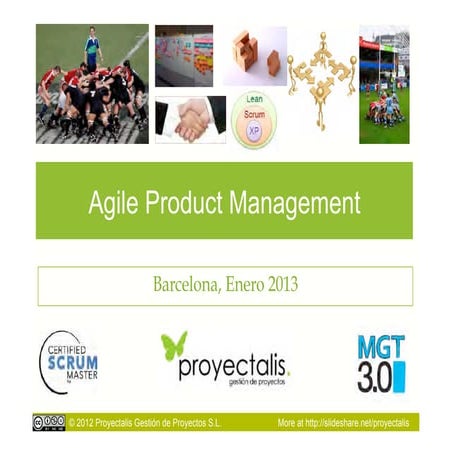 Seminario agile product management