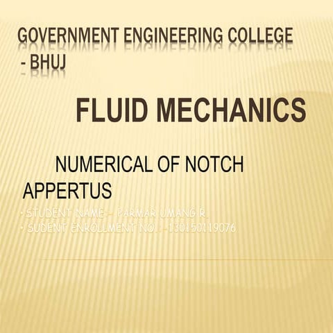 FLUID MECHANICS