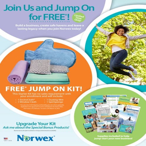 Jump On to Norwex for Free!
