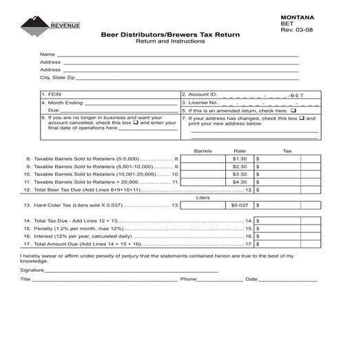gov revenue formsandresources forms BET_rev_03-08