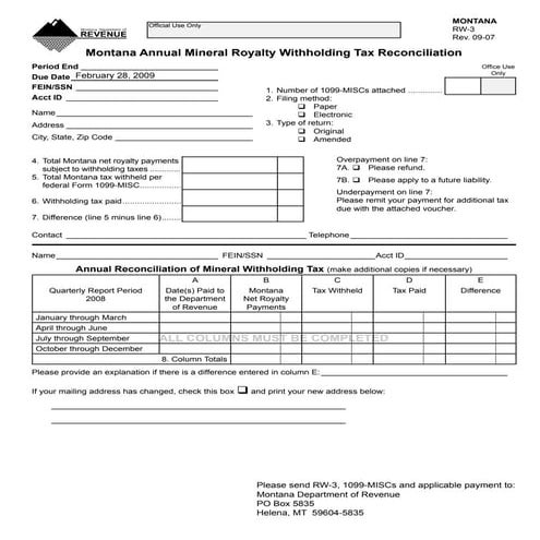 gov revenue formsandresources forms RW-3_rev_09-07_fill-in