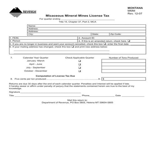 gov revenue formsandresources forms MMM