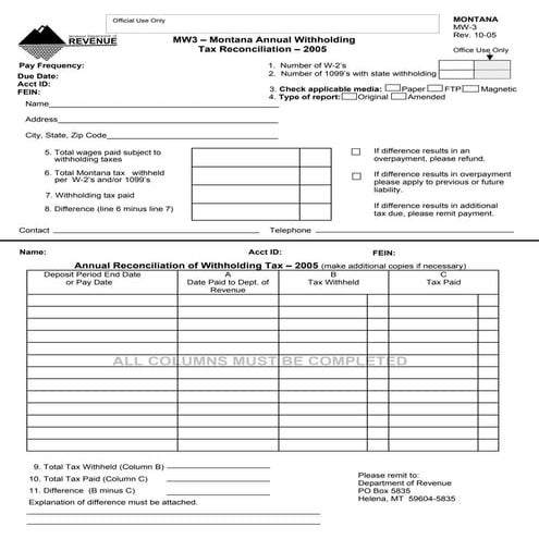 gov revenue formsandresources forms 05-MW3