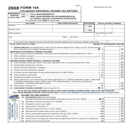 colorado.gov cms forms dor-tax CY104form