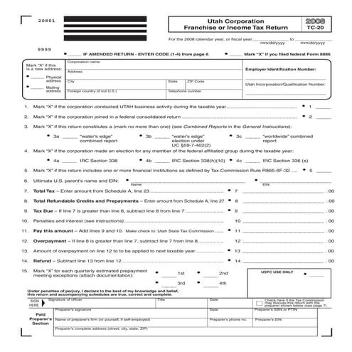 tax.utah.gov forms current tc  tc-20