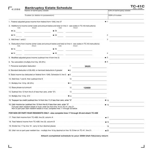 tax.utah.gov forms current tc  tc-41c