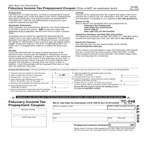 tax.utah.gov forms current tc  tc-548