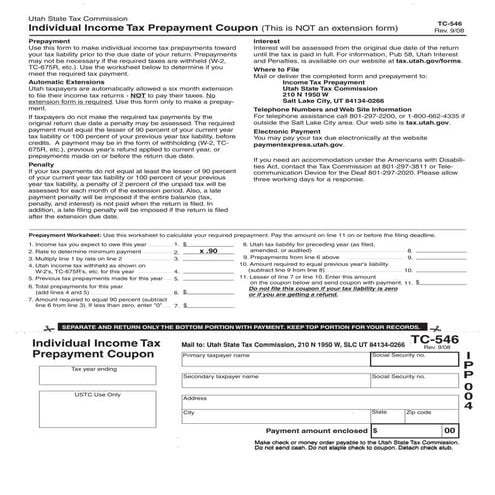 tax.utah.gov forms current tc  tc-546
