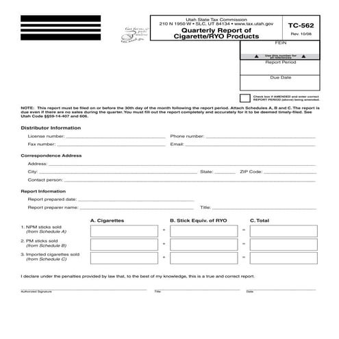 tax.utah.gov forms current tc  tc-562