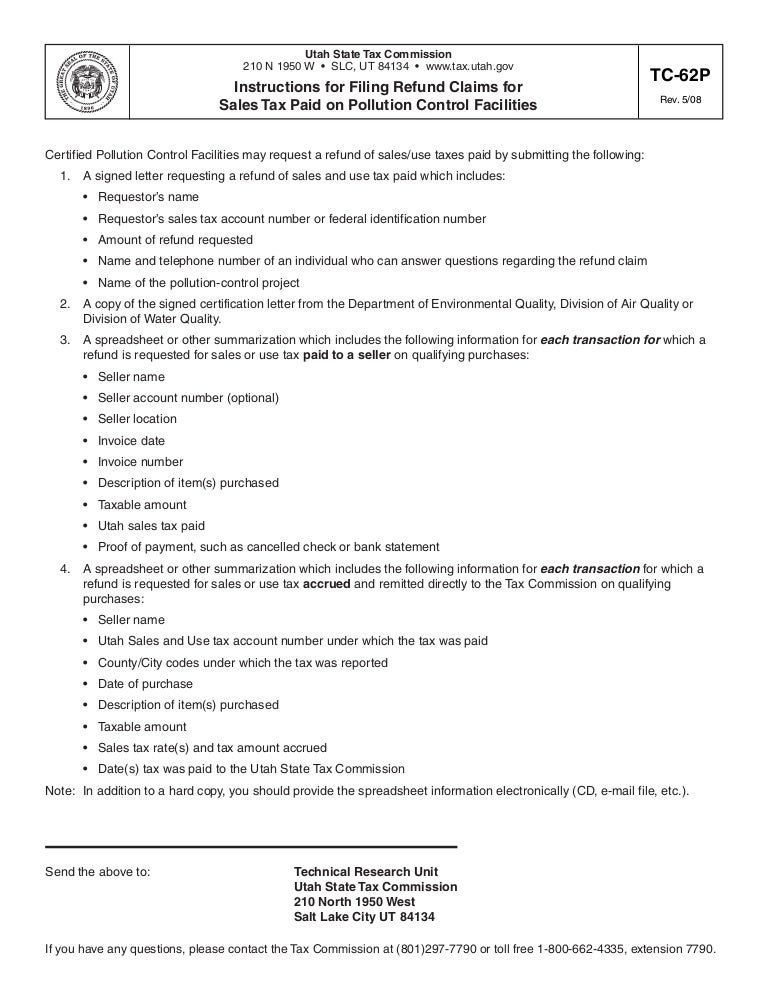 tax.utah.gov forms current tc tc-62p