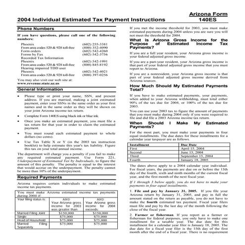 azdor.gov Forms .. ADOR Forms  instr%20140ES