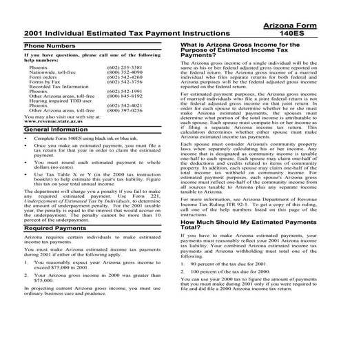 azdor.gov Forms .. ADOR Forms  140esi