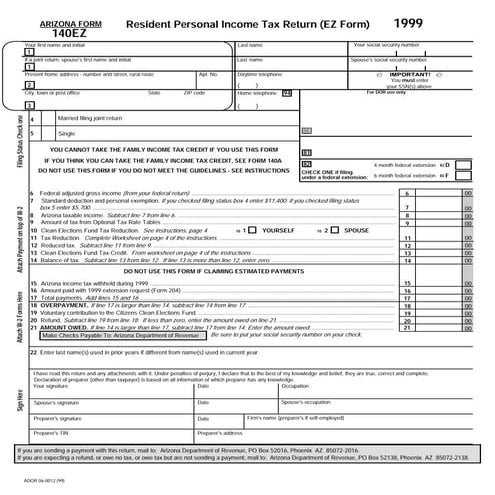 Form 1040X*-Amended Individual Income Tax Return | PDF