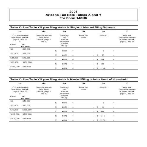 azdor.gov Forms xy140NR