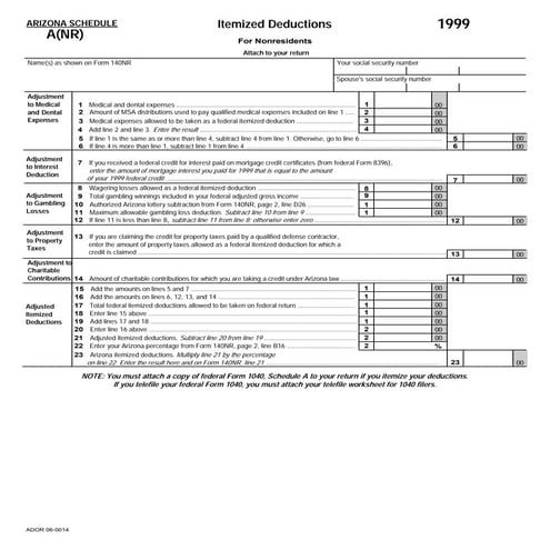 azdor.gov Forms Anrf