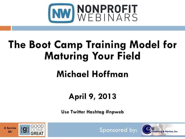 The Boot Camp Training Model for Ma...