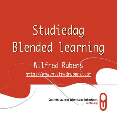 130412 (wr) v1 studiedag blended learning seminarium orthopedagogiek