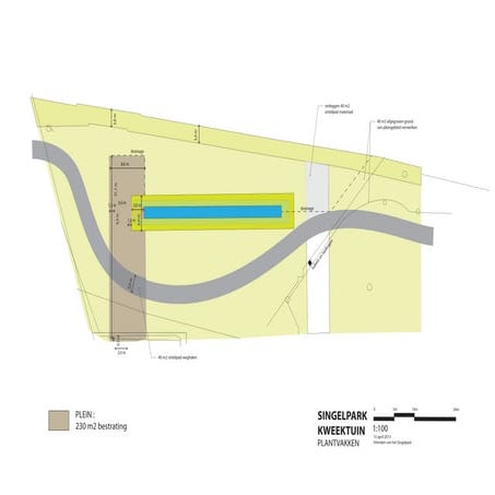 Singelpark Kweektuin tekeningen