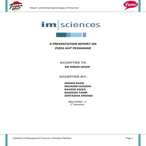 pizza hut-report