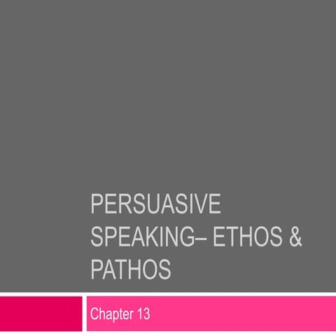 Logos Ethos Pathos ppt | PPTX