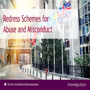 Redress Schemes for Abuse and Misconduct, March 2019