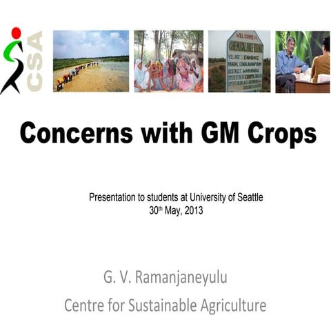 130530 Concerns with GM crops Seattle