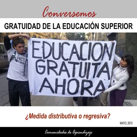 Gratuidad de la educación