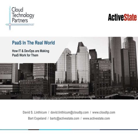 PaaS in the Real World