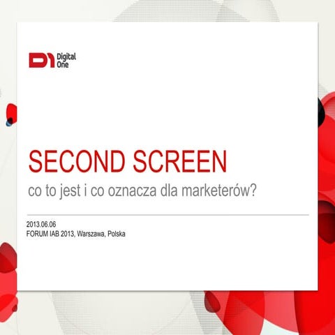 2nd screen - co to jest i co oznacza dla marketerów?
