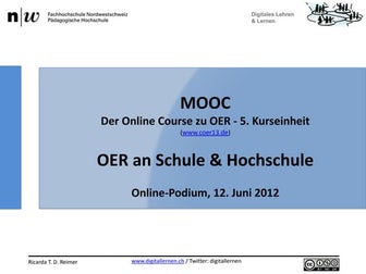 OER an Schule & Hochschule