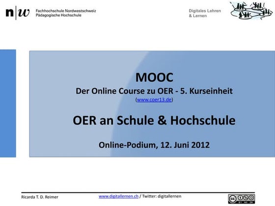 OER an Schule & Hochschule