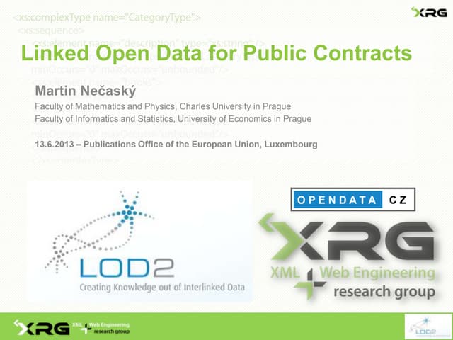 Linked Open Data for Public Contracts