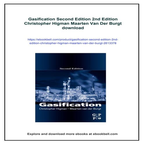 Gasification Second Edition 2nd Edition Christopher Higman Maarten Van Der Burgt