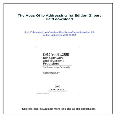 The Abcs Of Ip Addressing 1st Edition Gilbert Held | PDF