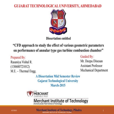 cfd analysis of combustor
