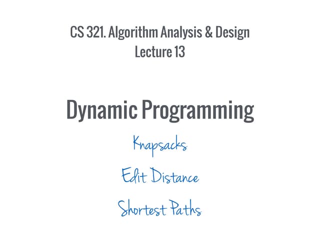 13 - 06 Feb - Dynamic Programming