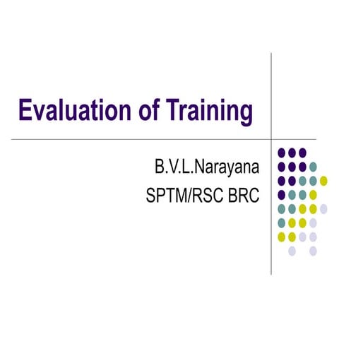 1307517296577 evaluation of training