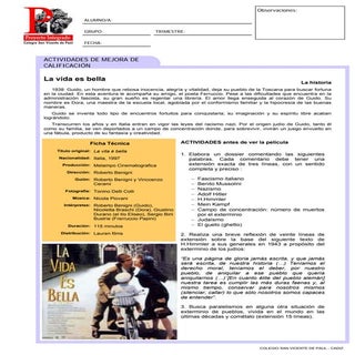 130828841 la-vida-es-bella-propuest...