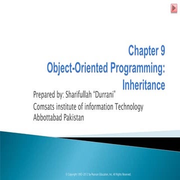 Inheritance in java | PPTX