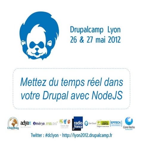Mettez du temps réel dans votre Drupal avec Node JS