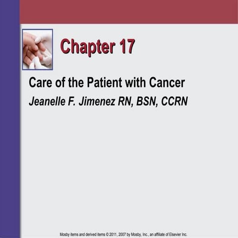 Care of patient with cancer and how to treat them | PPT