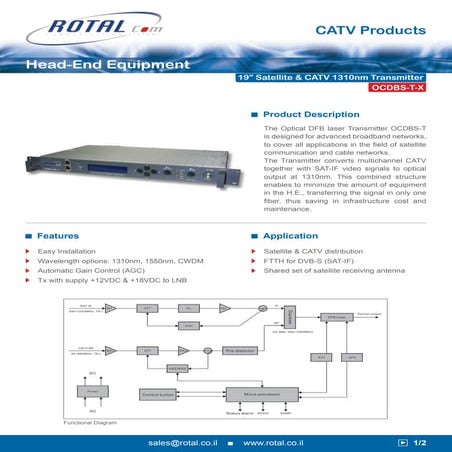 1310nm optical transmitter_-_ocdbs-t