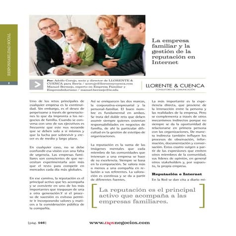 Artículo de Adolfo Corujo y Manuel Bermejo