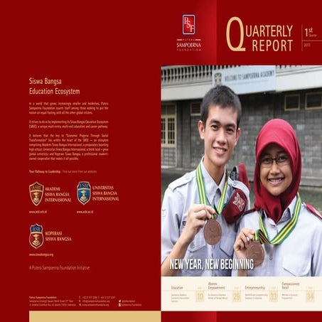 Putera Sampoerna Foundation Report Quarter 1 2013 Pdf