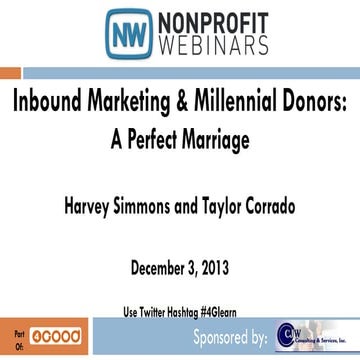 Inbound Marketing & Millennial Donors: A Perfect Marriage