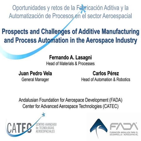 Inspiring Day "Industria y Fábrica del Futuro" (Fernando Lasagni - Catec) 