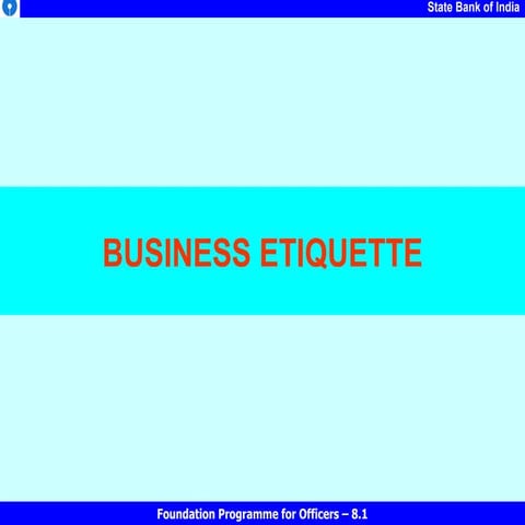 13 1 4 1 Ss Business Etiquette